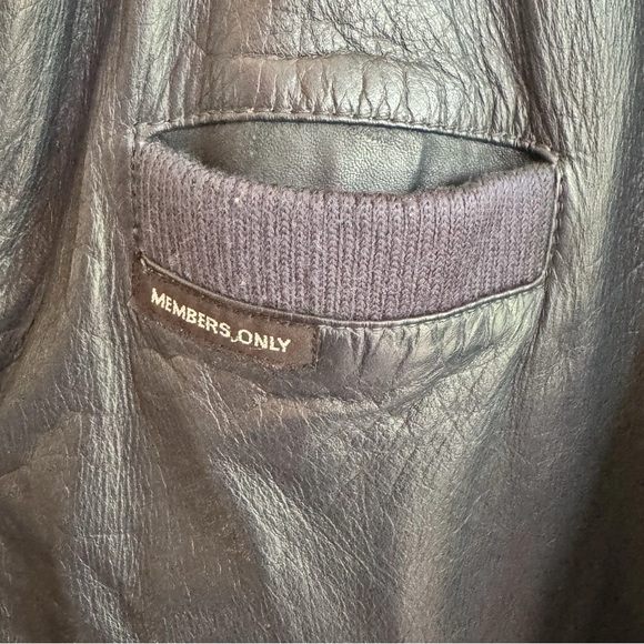Vintage‎ Members Only Navy Bomber Jacket - Picture 7 of 16